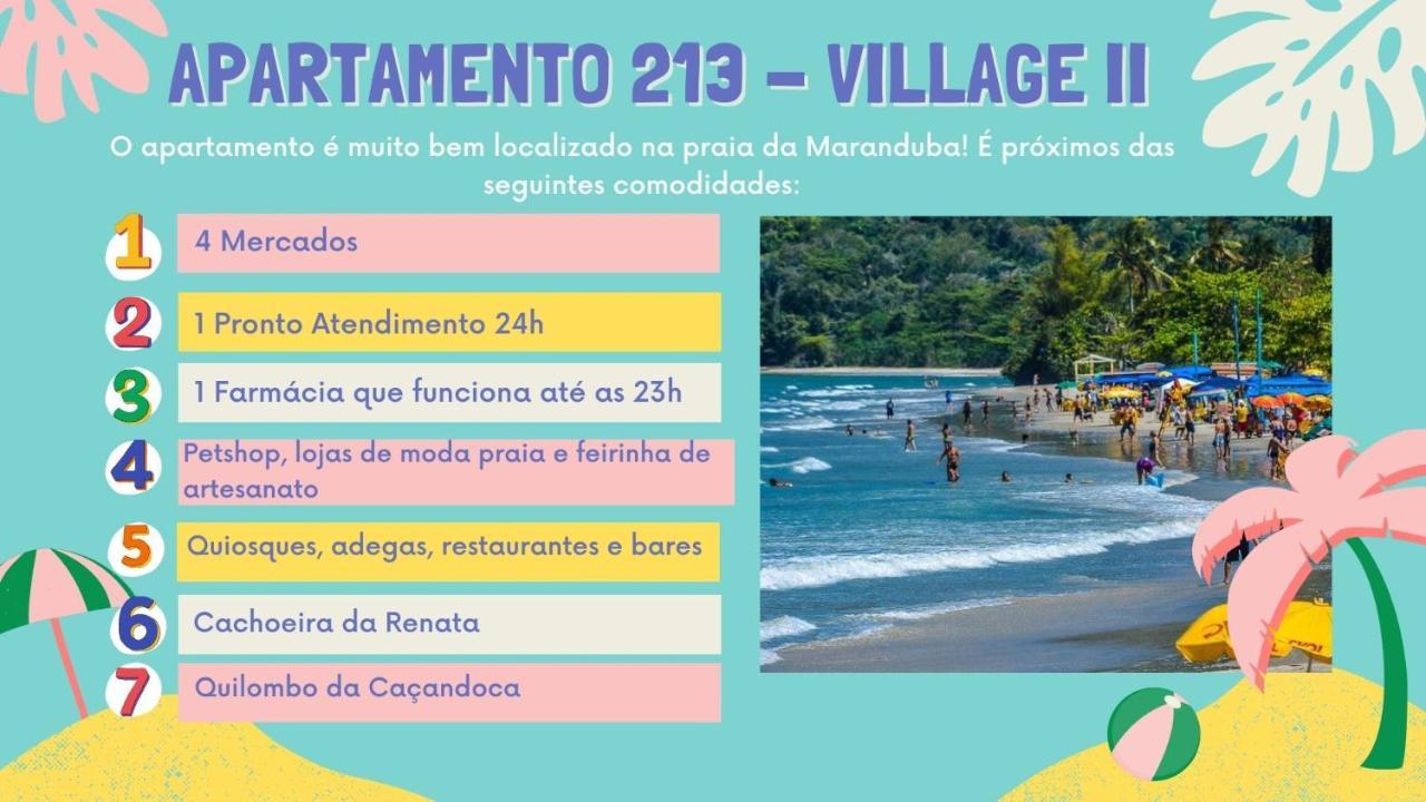 Apartamento Ubatuba 150M Do Mar Maranduba Exterior photo